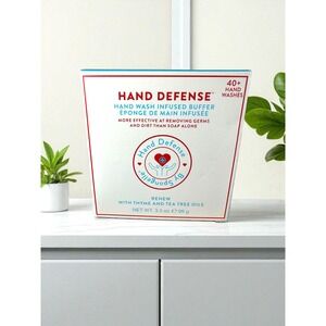 Spongellé Hand Defense Buffer – Renew – Tea Tree & Thyme – 3.5 oz – 40+‎ Uses